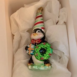 Radko Penguin Ornament - in original Christopher Radko Box. Like New!